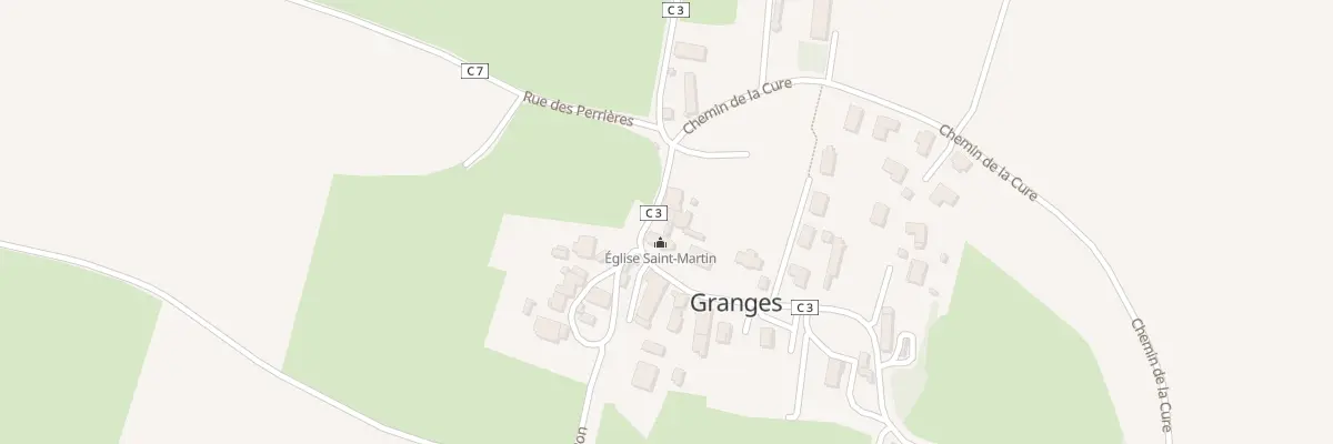 Plan du 18 Rue Saint Martin à Granges