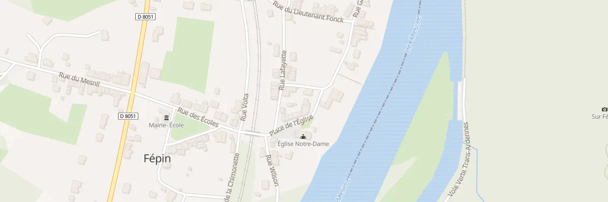 Plan du 1 Rue Galliéni à Fépin