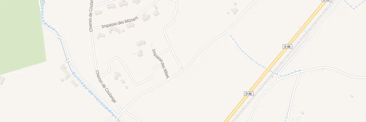 Plan du 229 Rue du Clos des Chênes à Meysse