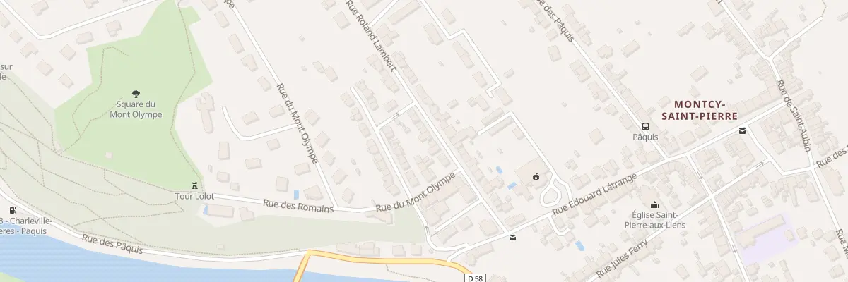 Plan du 15 Rue Roland Lambert à Charleville-Mézières