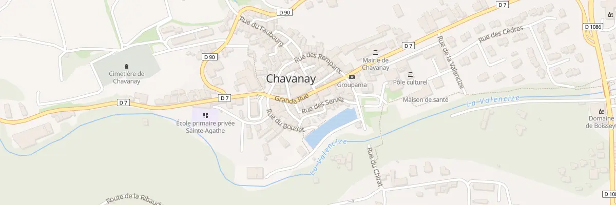 Plan du 3 Rue des Serves à Chavanay