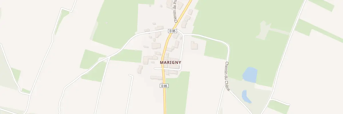 Plan du 5155 Marigny à Verzé