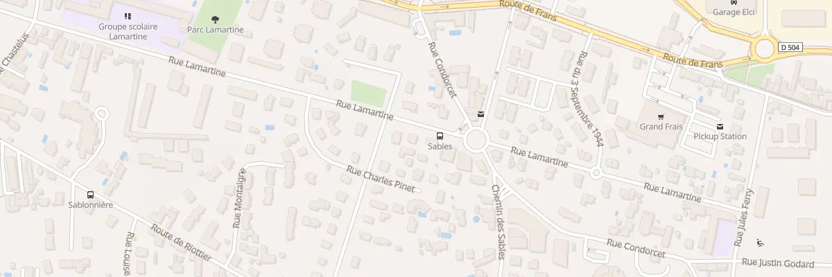 Plan du 658 Rue Lamartine à Villefranche-sur-Saône
