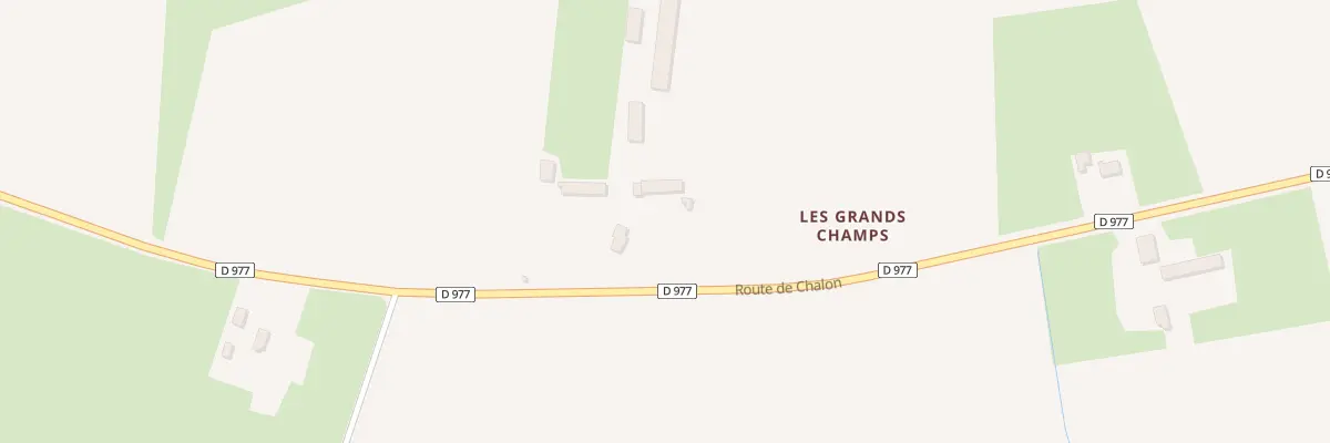 Plan du 45 Rte de Chalon à Buxy