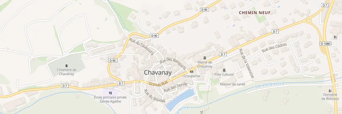 Plan du 19 Rue des Remparts à Chavanay