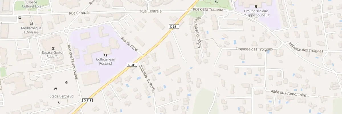 Plan du 343 Rue du 11 Novembre 1918 à Craponne