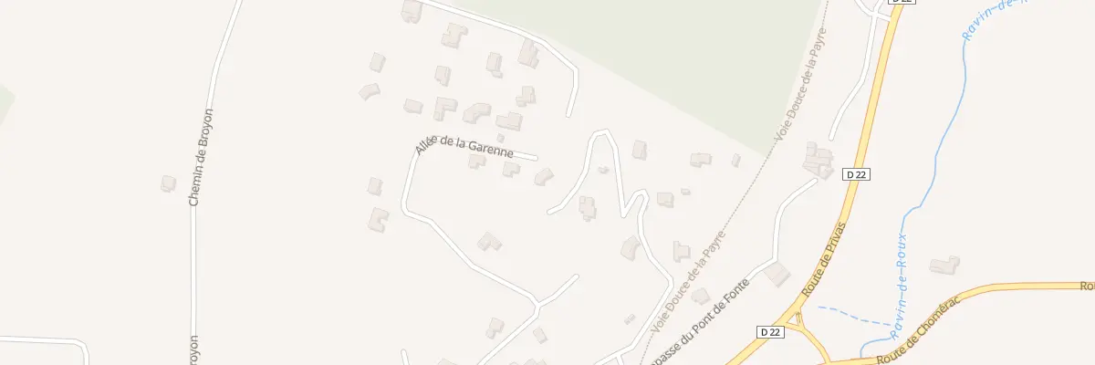 Plan du 34 La Garenne Nord à Baix