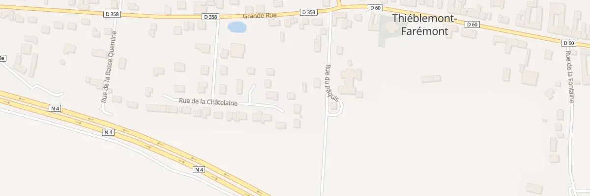 Plan du 21 Rue de la Chatelaine à Thiéblemont-Farémont
