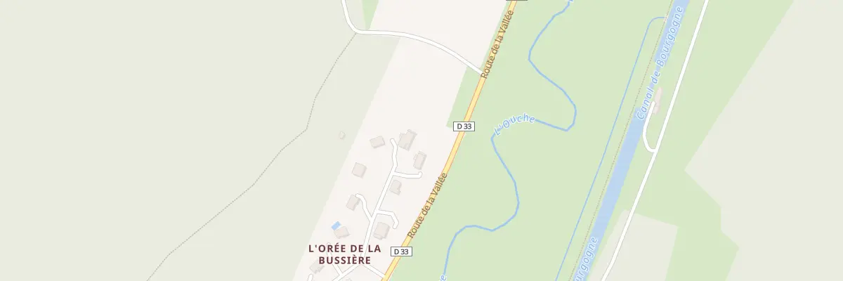 Plan du 8 Rue l’Oree de la Bussiere à Saint-Victor-sur-Ouche