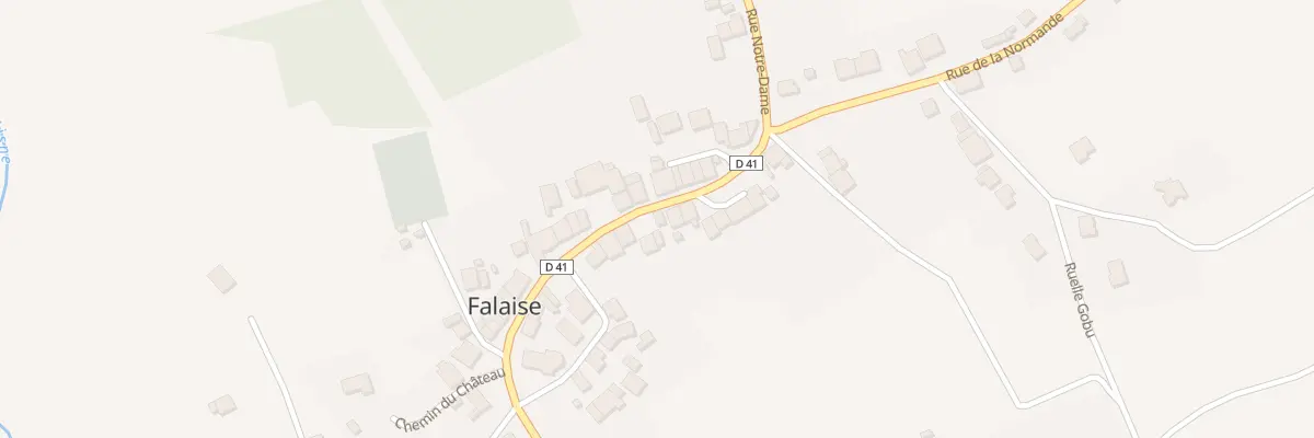 Plan du 33 Rue Notre Dame à Falaise
