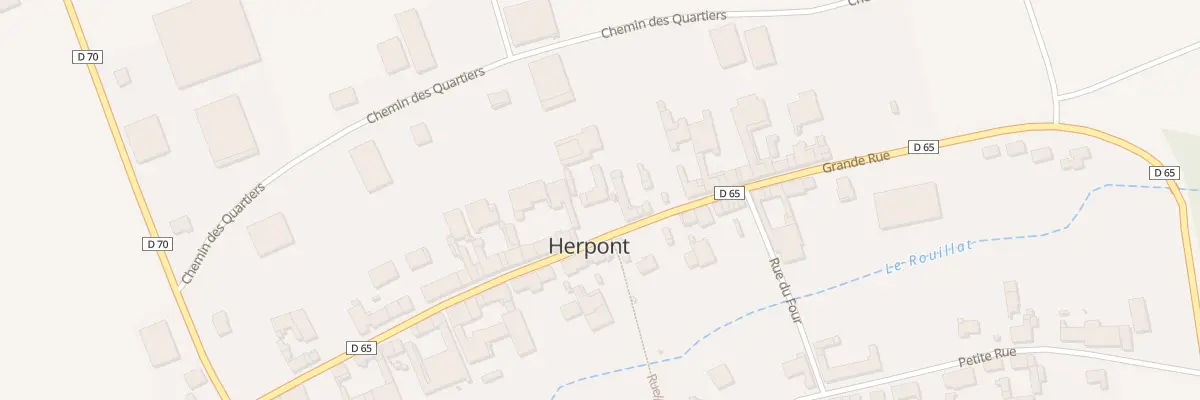 Plan du 5047 Herpont Grande Rue à Herpont