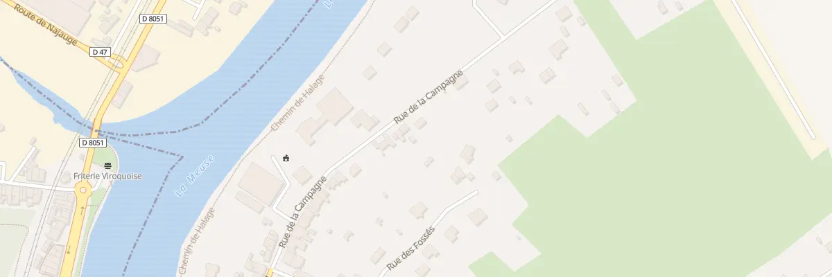 Plan du 33 Rue de la Campagne à Vireux-Wallerand