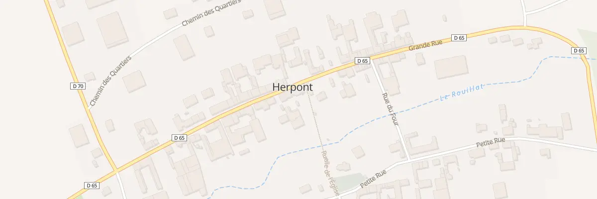 Plan du 24 Herpont Grande Rue à Herpont