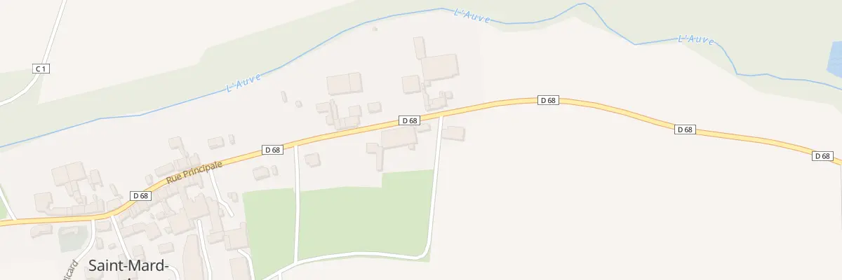 Plan du 38 Rue Principale à Saint-Mard-sur-Auve