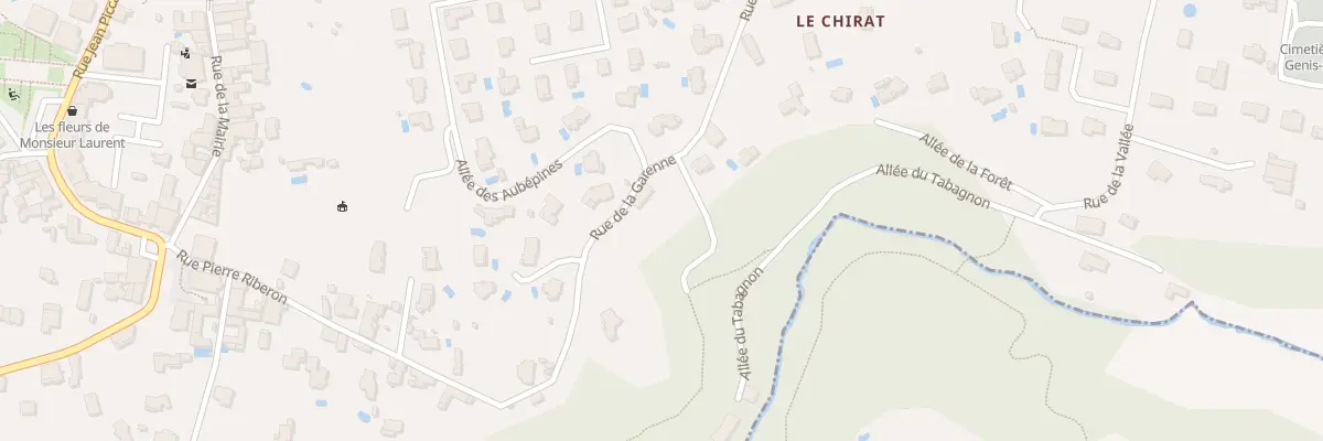 Plan du 6 Rue de la Garenne à Saint-Genis-les-Ollières