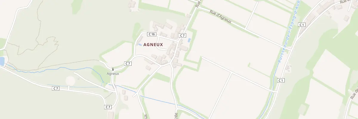 Plan du 5433 Agneux à Rully