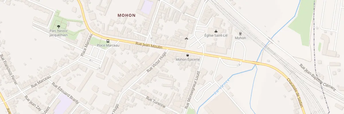 Plan du 3 Rue Victor Hugo à Charleville-Mézières