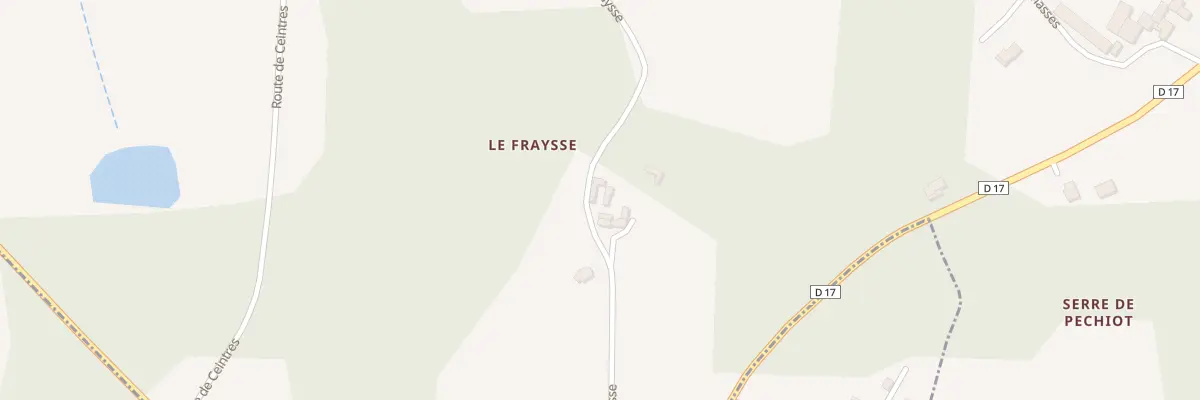 Plan du 280 Che du Fraysse à Cheminas