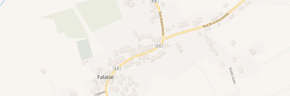 Plan du 50 Rue Notre Dame à Falaise