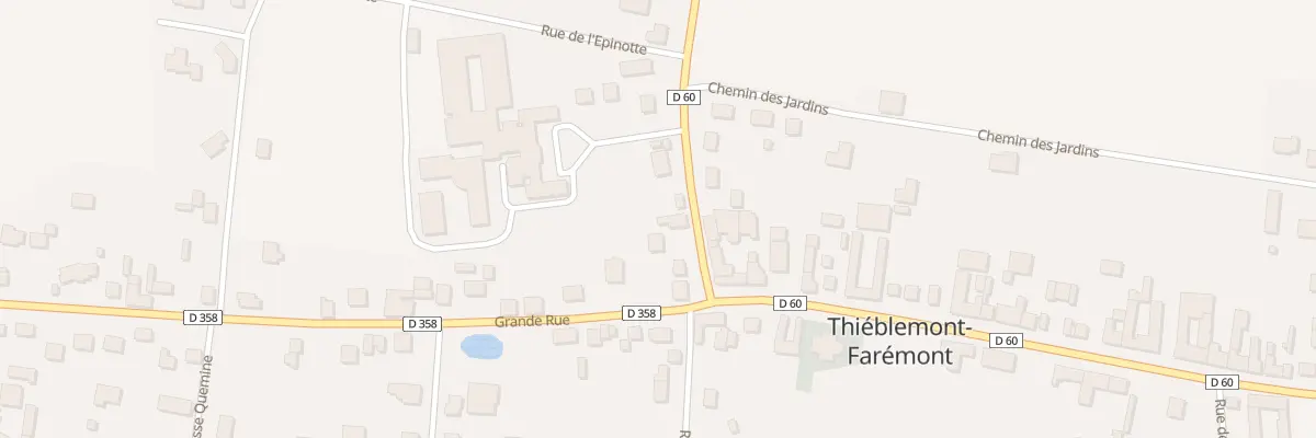 Plan du 8 Rue Laurent Gerard à Thiéblemont-Farémont