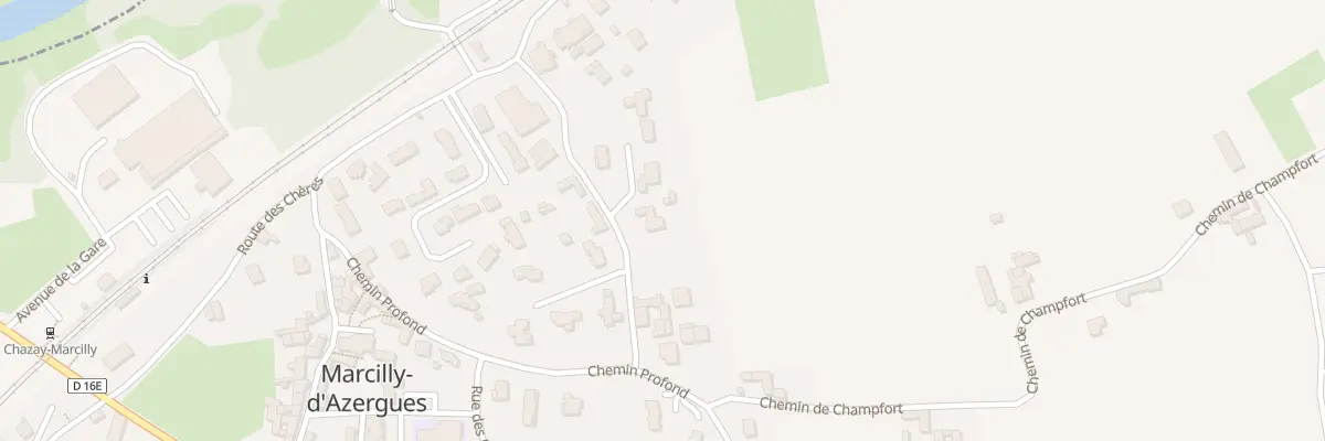 Plan du 104 Che des Ronzières à Marcilly-d’Azergues