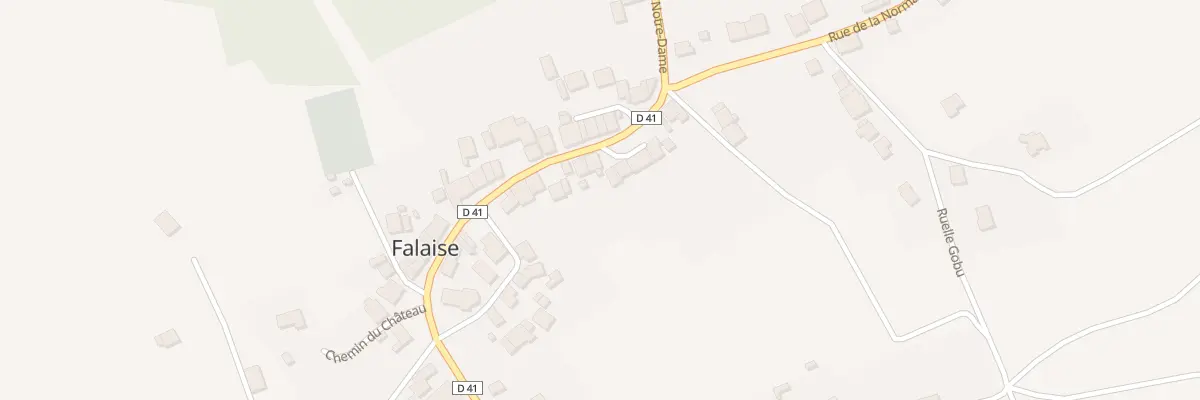 Plan du 29 Rue Notre Dame à Falaise