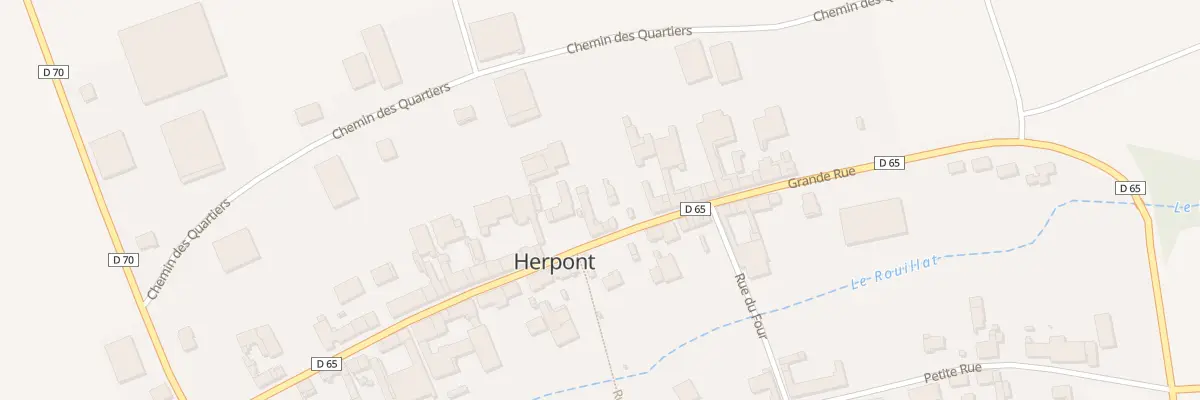 Plan du 5046 Herpont Grande Rue à Herpont