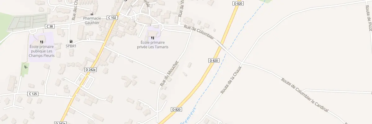 Plan du 5114 Mouchet à Peaugres