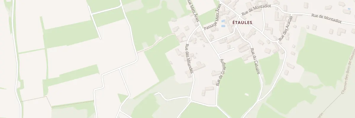 Plan du 72 Rue des Milandes à Mellecey