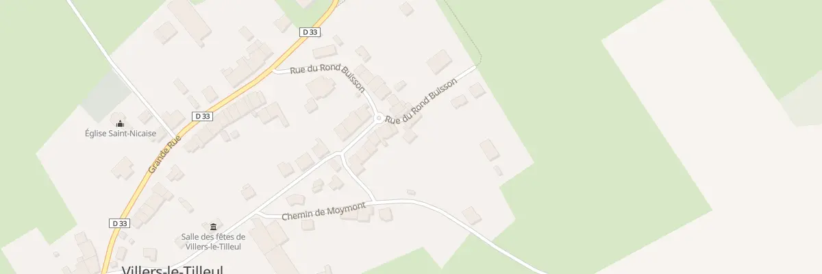 Plan du 11 Rue du Rond Buisson à Villers-le-Tilleul