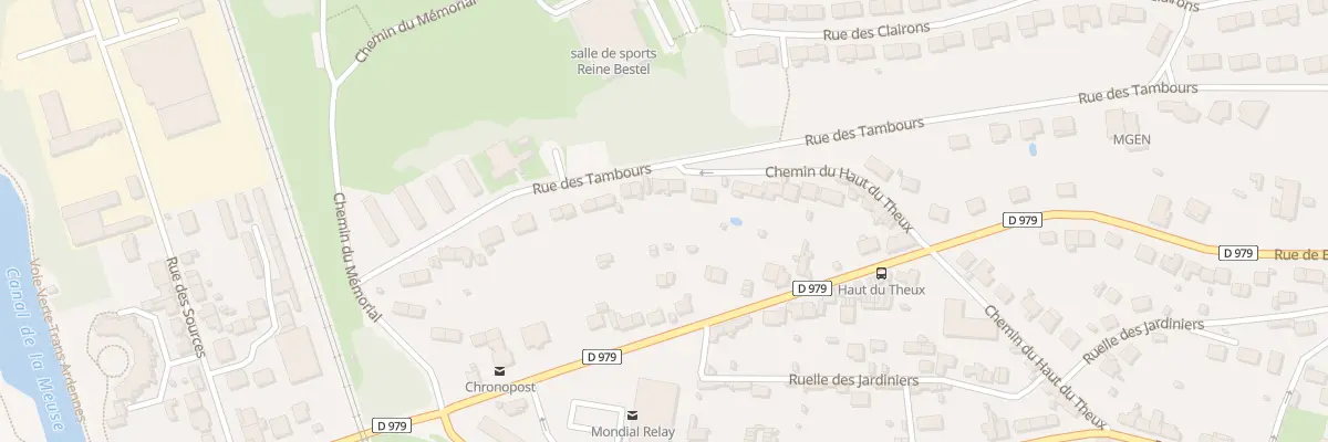 Plan du 33 Che Haut du Theux à Charleville-Mézières