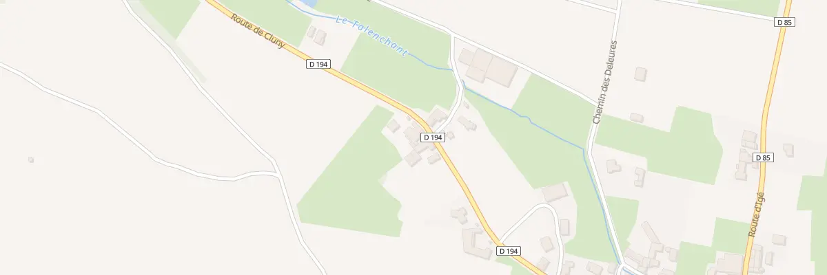 Plan du 533 Rte de Cluny à Verzé