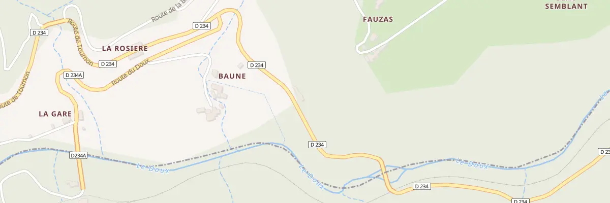Plan du 4245 Rte de Tournon à Colombier-le-Vieux