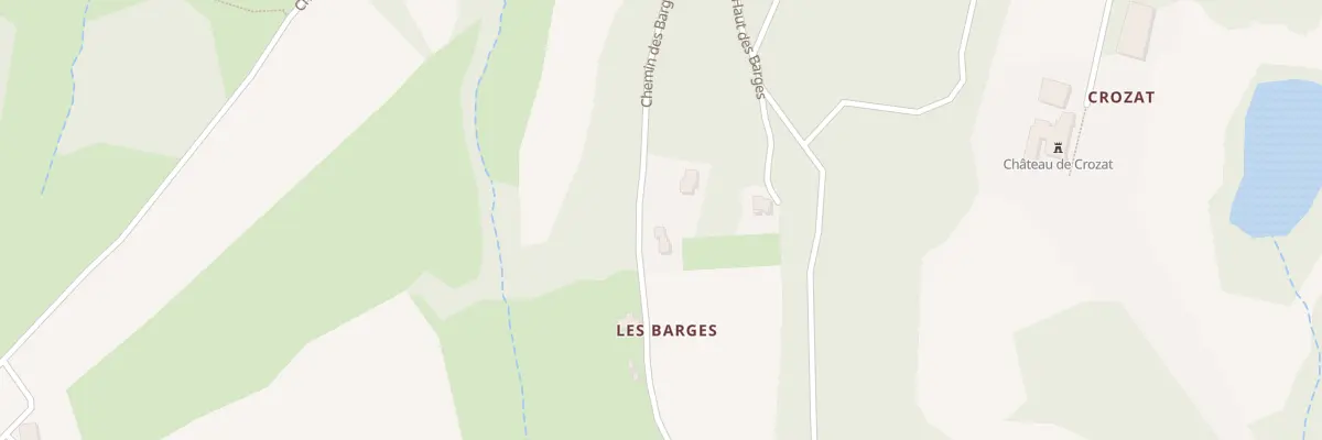 Plan du 415 Che des Barges à Alboussière