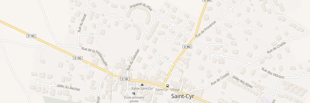 Plan du 17 Rue des Célestins à Saint-Cyr