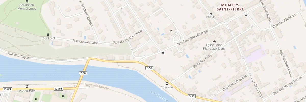Plan du 1 Rue Roland Lambert à Charleville-Mézières