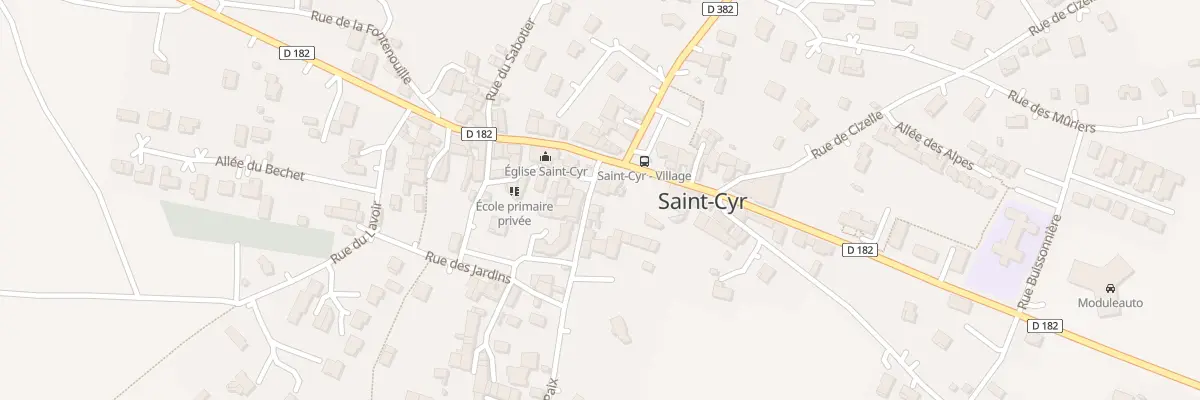 Plan du 1 Rue de la Paix à Saint-Cyr