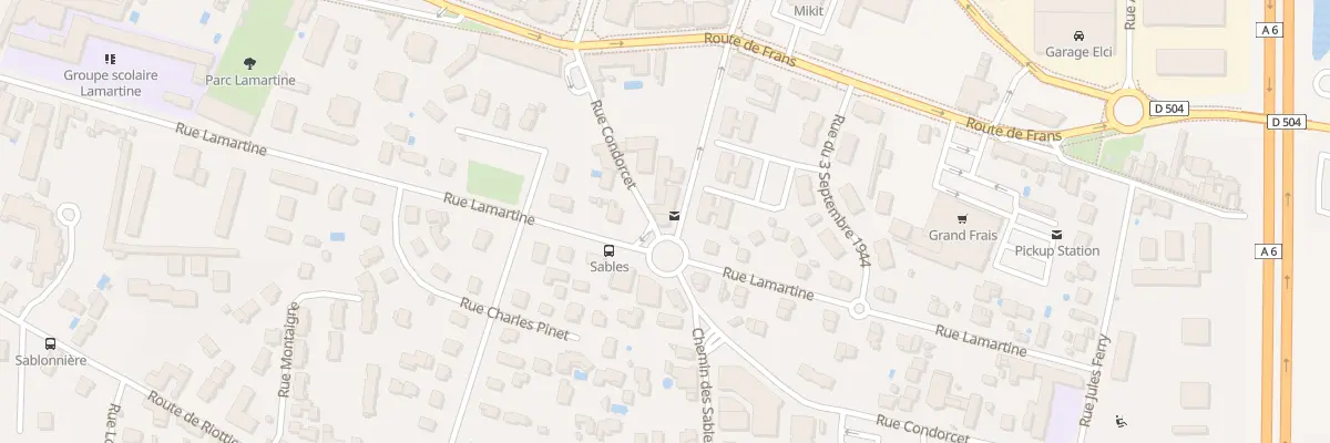 Plan du 135 Rue Condorcet à Villefranche-sur-Saône