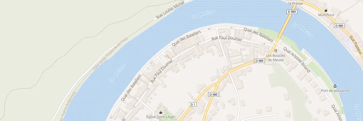 Plan du 57 Rue Paul Doumer à Monthermé