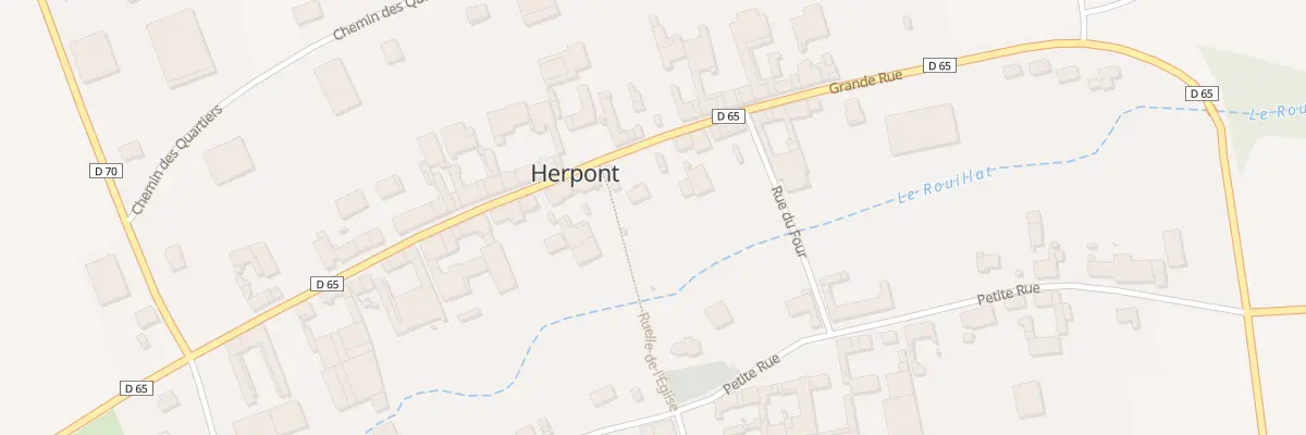 Plan du 28 Herpont Grande Rue à Herpont