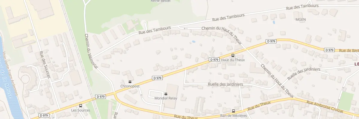 Plan du 25 Rue de Berthaucourt à Charleville-Mézières