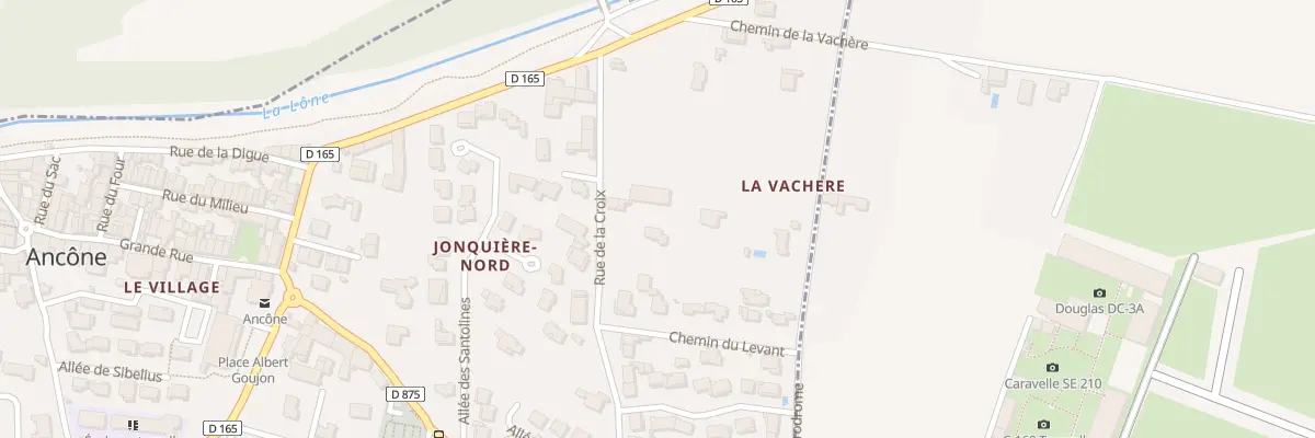 Plan du 10 Rue de la Croix à Ancône