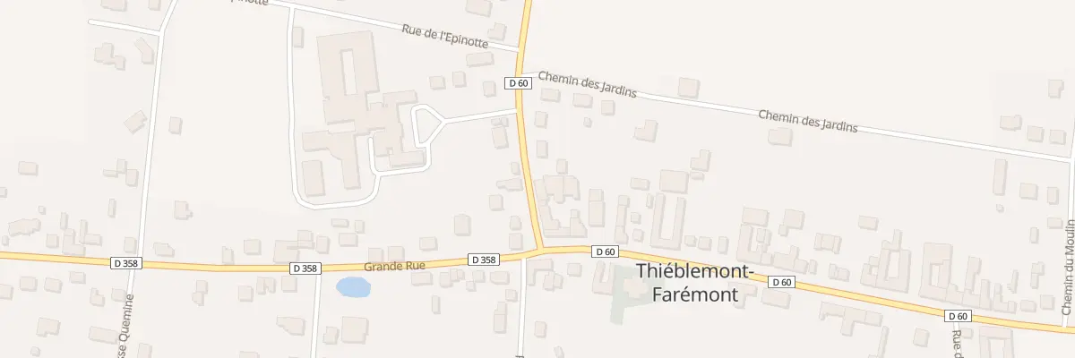 Plan du 1B Rue Laurent Gerard à Thiéblemont-Farémont