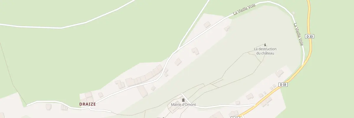 Plan du 5060 Draize à Omont