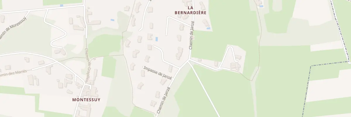 Plan du 322 Che de Janzay à Marcilly-d’Azergues