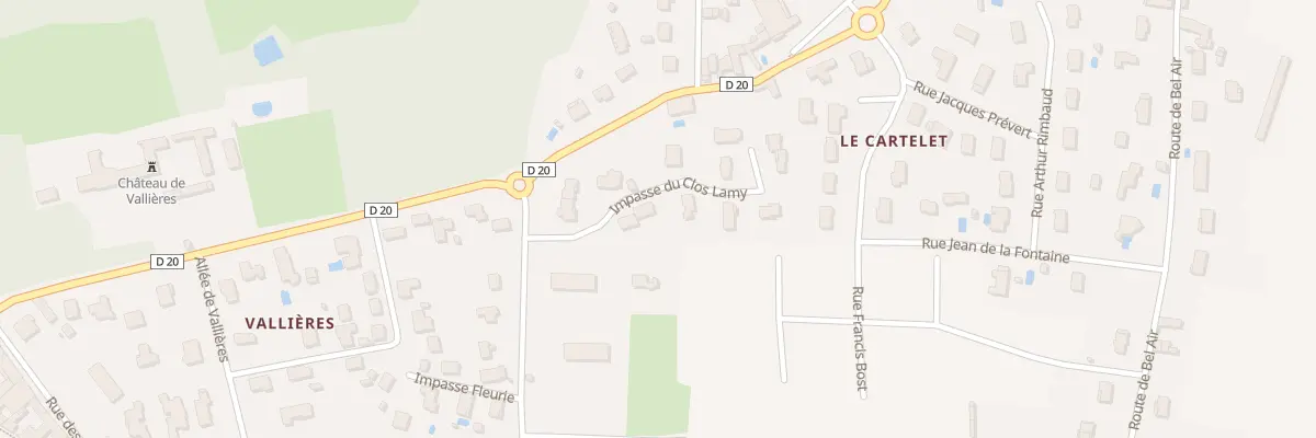Plan du 92 Imp du Clos Lamy à Saint-Georges-de-Reneins