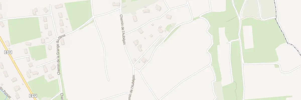 Plan du 445 Che de l’Aubepin à La Roche-Vineuse