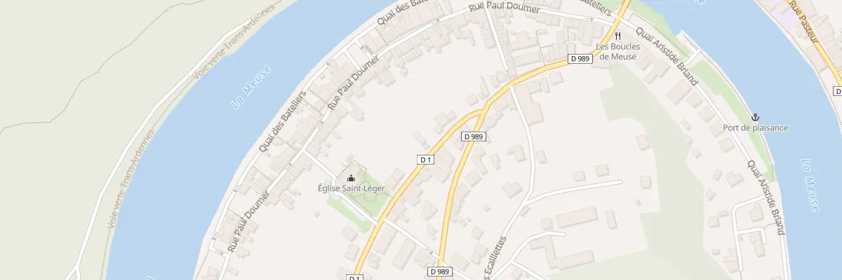 Plan du 6 Rue du General de Gaulle à Monthermé