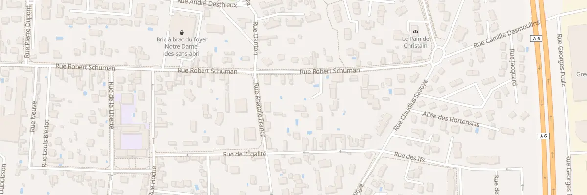 Plan du 650 Rue Robert Schuman à Villefranche-sur-Saône