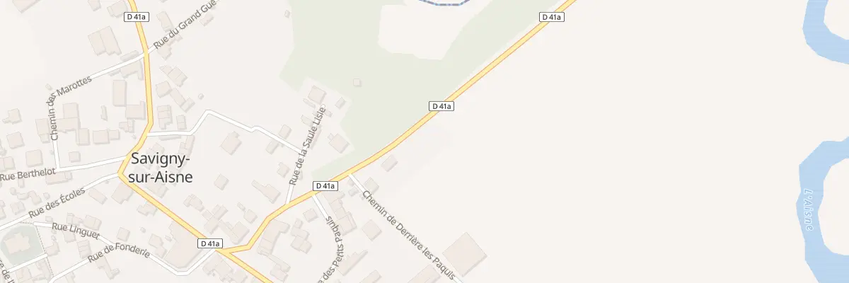 Plan du 12 Rue Felix Doury à Savigny-sur-Aisne